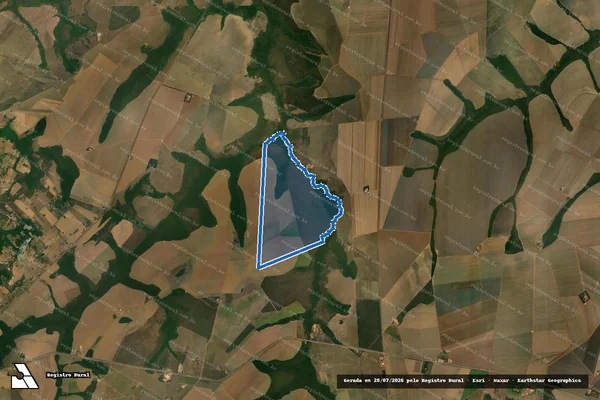 Imagem de satélite de Fazenda Rancho do Sol - Área Remanescente 03 em Campo Verde - MT