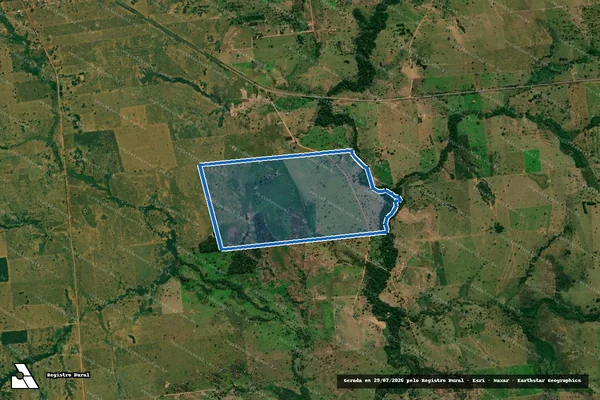 Imagem de satélite de Fazenda Chapada - Parte 1 em Figueirópolis D'Oeste - MT