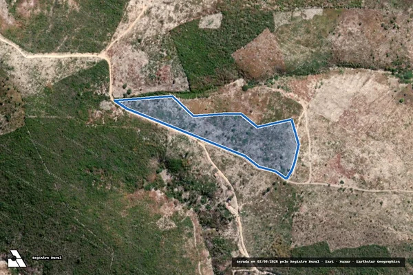 Imagem de satélite de Fazenda Passa La - Parte 1 em Caraí - MG
