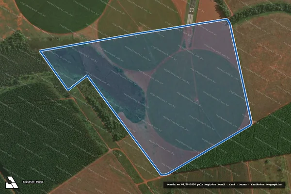 Imagem de satélite de FAZENDA RETIRO - Parcela 1 em Paraopeba - MG