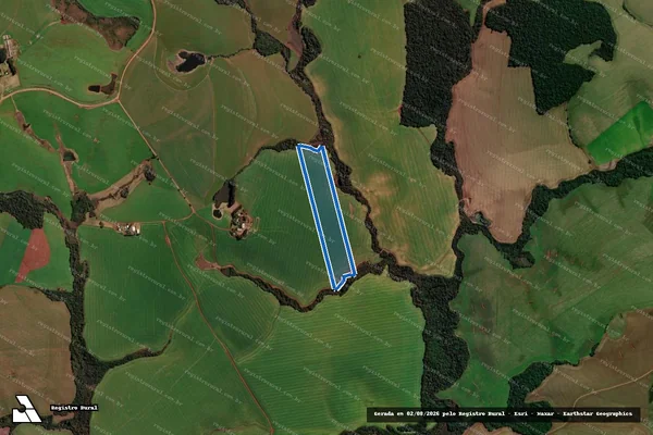 Imagem de satélite de Agropecuária Maldaner & Maldaner - Ofélia M. 10.483 em Santa Bárbara do Sul - RS