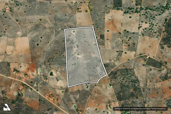 Imagem de satélite de FAZENDA RIACHO DO GONZAGA - Parcela 1 em Poço das Trincheiras - AL