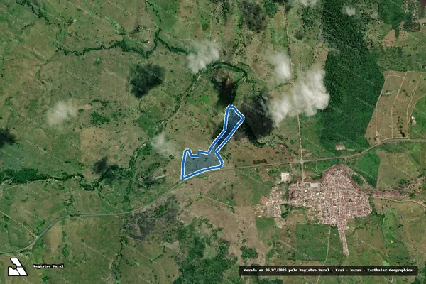 Imagem de satélite de FAZENDA CONJUNTO DEUS DARÁ - GLEBA B em Floresta Azul - BA