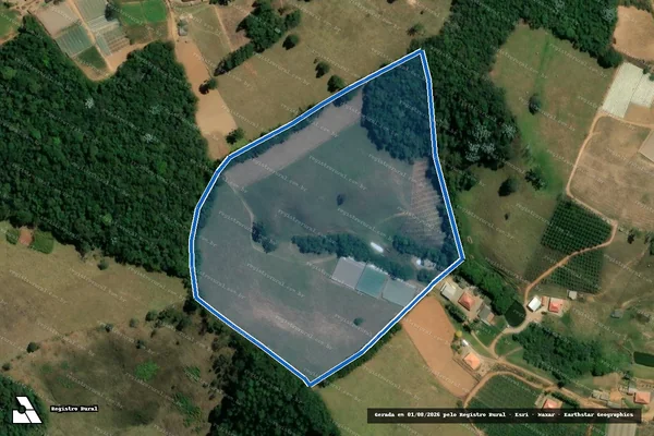 Imagem de satélite de FAZENDA DAS ABOBORAS - Parcela 1 em Barbacena - MG