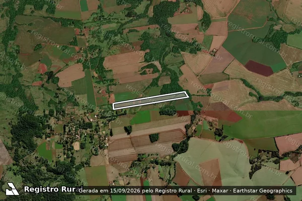 Imagem de satélite de sem denominação - Parcela 1 em São Luiz Gonzaga - RS
