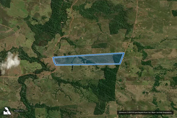 Imagem de satélite de LOTE 54 GLEBA 06 - Parcela 1 em Pimenta Bueno - RO