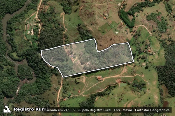 Imagem de satélite de Sítio Galupe - Parte 1 em Pedreira - SP
