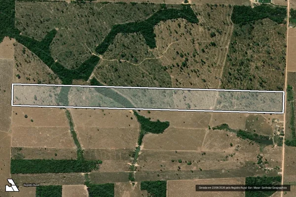 Imagem de satélite de LOTE RURAL Nº AF-8/48/2 ? SITIO CURIÓ III - Lote Rural nº AF-8/48/2 - Sitio Curió III em Alta Floresta - MT
