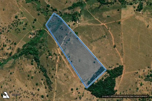 Imagem de satélite de Fazenda São José - Gleba 05 - 001 em Novo Brasil - GO