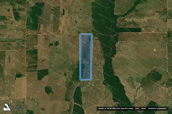 Imagem de satélite de LOTE 305, GLEBA 02, PA BOM PRINCIPIO, SITIO CABANHA ESTRELAÇO - PARTE I em Seringueiras - RO