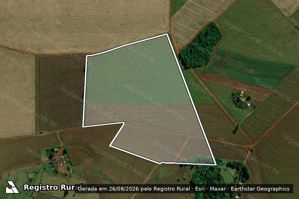 Imagem de satélite de LOTE RURAL N° 39 GLEBA 03 - LOTE RURAL Nº39 em Guaíra - PR