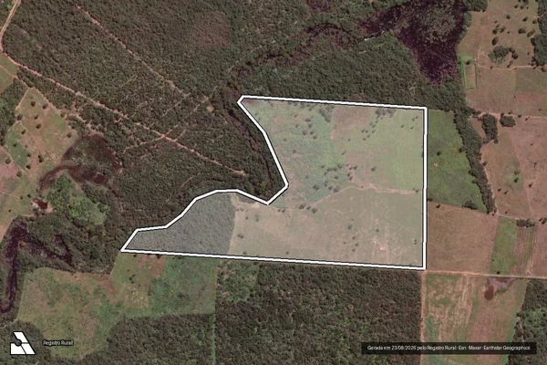 Imagem de satélite de FAZENDA PALMEIRAS - Parcela 46 em Palmas de Monte Alto - BA