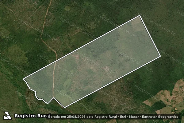 Imagem de satélite de FAZENDA TABOA - Parte 1 em Tuntum - MA
