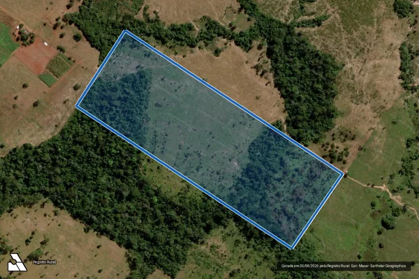 Imagem de satélite de Agropecuária Tereza - Parcela 1 em Castanheira - MT