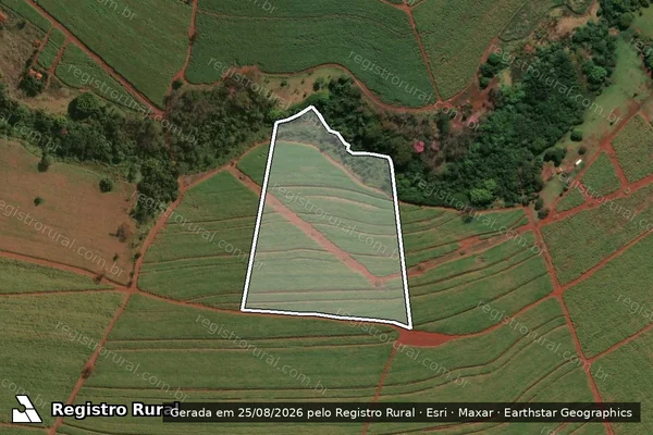 Imagem de satélite de Fazenda Santa Adélia - Parte 1 em Guará - SP