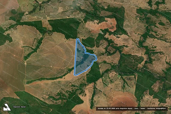 Imagem de satélite de FAZENDA PIRACANJUBA - Parcela 1 em Morrinhos - GO