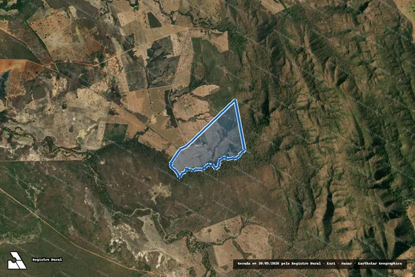 Imagem de satélite de PA MAMONEIRAS LOTE 33 SEQUEIRO - Parte 1 em Natalândia - MG
