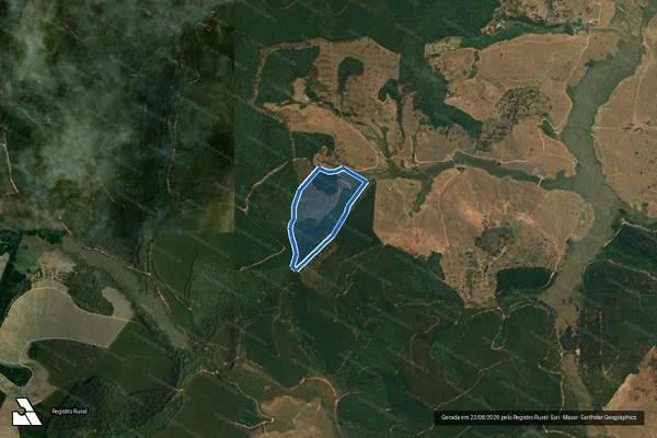 Imagem de satélite de Fazenda Babilônia - Parcela 1 em São João Evangelista - MG