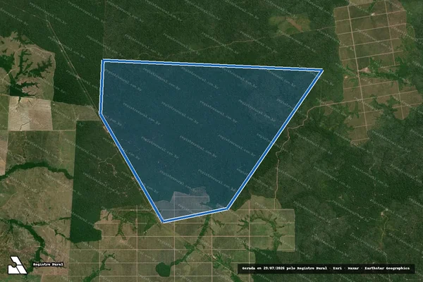 Imagem de satélite de Fazenda Santa Rita II - Parte 1 em Ipixuna do Pará - PA