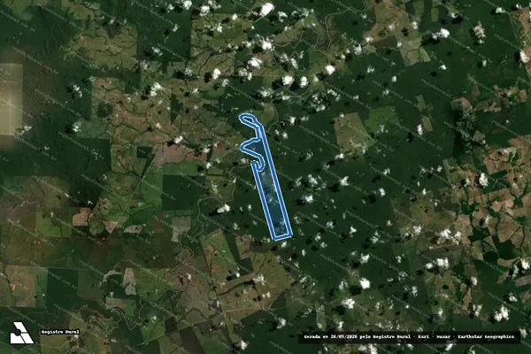 Imagem de satélite de FAZENDA LARANJEIRA - Parte 1 em Centro Novo do Maranhão - MA