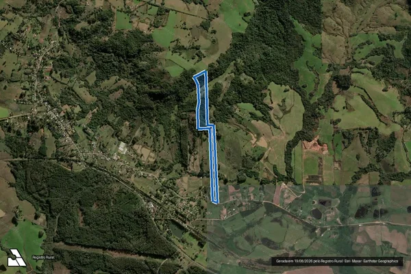 Imagem de satélite de CAMPO DO JOSELE - CAMPO JOSELE em Santa Maria - RS