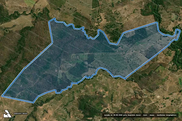Imagem de satélite de FAZENDA VISTA ESCURA em Sambaíba - MA