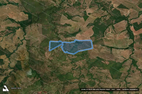 Imagem de satélite de FAZENDA MÃE E FILHOS - FAZENDA MÃE E FILHOS em Baliza - GO