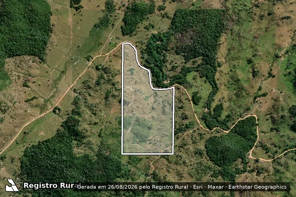 Imagem de satélite de LOTE 18, GLEBA 06, GLEBA VIDA NOVA, SETOR PRAINHA DO PF-JOP - Parte 2 em Ji-Paraná - RO