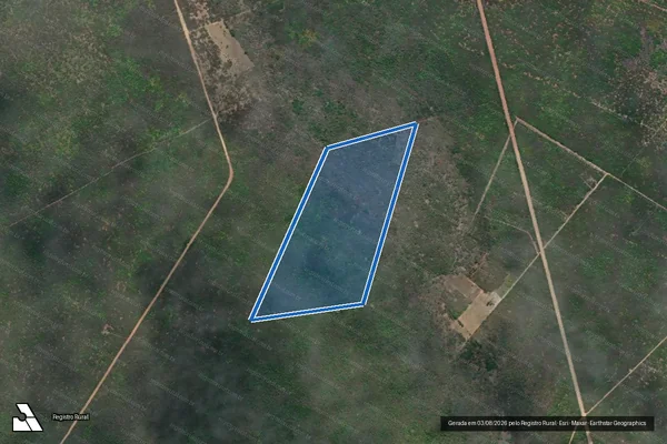 Imagem de satélite de PROJETO DE ASSENTAMENTO SÃO MIGUEL - LOTE 42 - Parte 1 em São Bento do Norte - RN