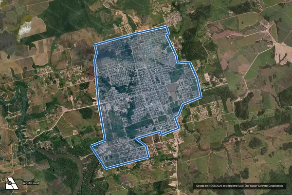Imagem de satélite de PERÍMETRO URBANO DE NOVO PROGRESSO  - Parte 1 em Novo Progresso - PA