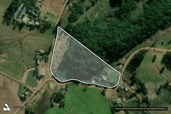 Imagem de satélite de SITIO BISON - SITIO BISON em Passos Maia - SC