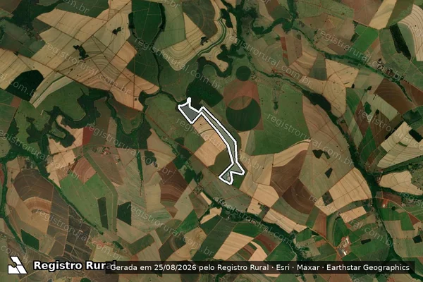 Imagem de satélite de Fazenda São Valentim do Taquaral - Gleba B - Gleba B em Ibitinga - SP