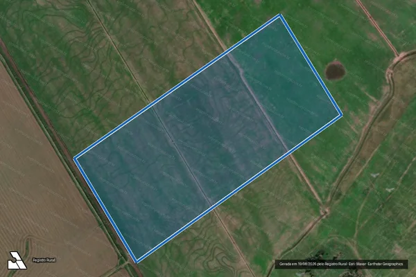 Imagem de satélite de Fazenda São João II - Parcela 1 em Santa Vitória do Palmar - RS