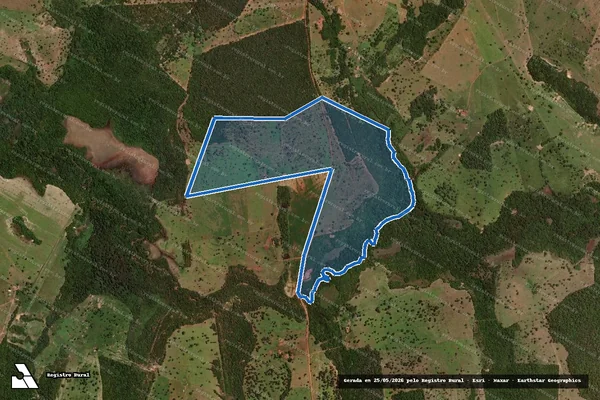 Imagem de satélite de Fazenda Monte Sião em Itiquira - MT