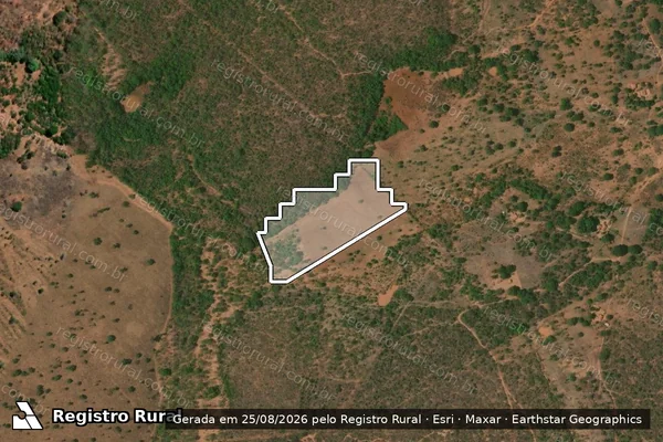 Imagem de satélite — Desmatamento ano-PRODES 2000 - Brasília de Minas/MG