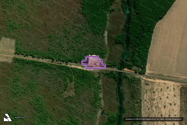 Imagem de satélite — Desmatamento ano-PRODES 2000 - Campo Novo do Parecis/MT