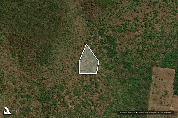 Imagem de satélite — Desmatamento ano-PRODES 2000 - Agricolândia/PI