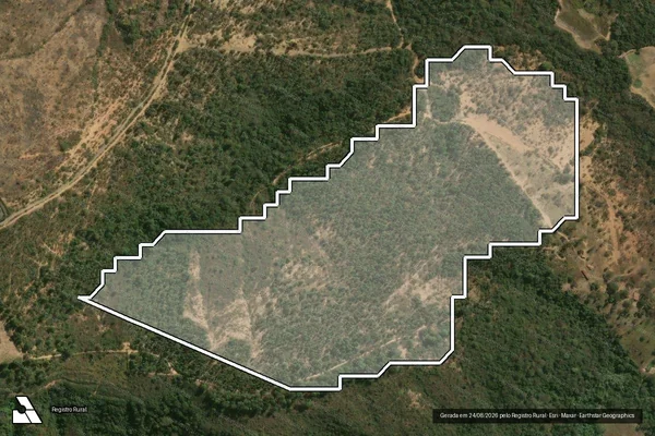 Imagem de satélite — Desmatamento ano-PRODES 2000 - Sete Lagoas/MG