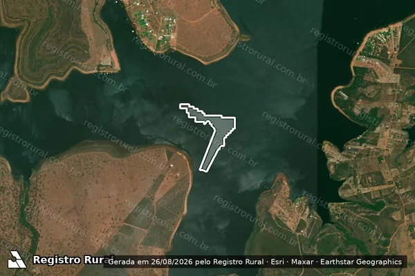 Imagem de satélite — Desmatamento ano-PRODES 2000 - Chapada dos Guimarães/MT
