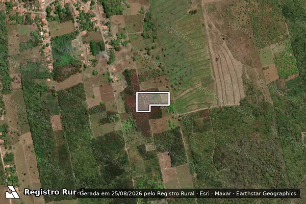 Imagem de satélite — Desmatamento ano-PRODES 2000 - São Bernardo/MA
