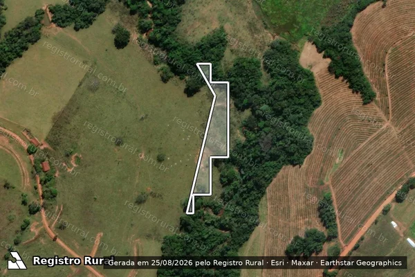 Imagem de satélite — Desmatamento ano-PRODES 2000 - Monte Santo de Minas/MG