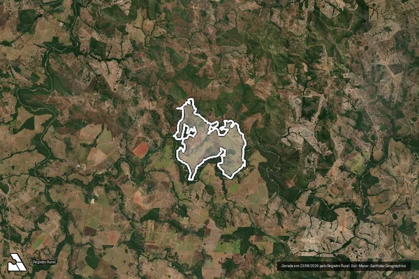 Imagem de satélite — Desmatamento ano-PRODES 2000 - Goiás/GO