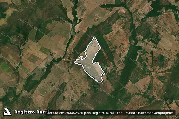 Imagem de satélite — Desmatamento ano-PRODES 2000 - Santo Antônio de Leverger/MT