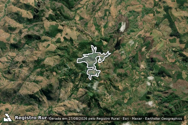 Imagem de satélite — Desmatamento ano-PRODES 2000 - Baixo Guandu/ES