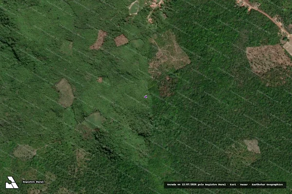 Imagem de satélite — Desmatamento ano-PRODES 2007 - Itapecuru Mirim/MA
